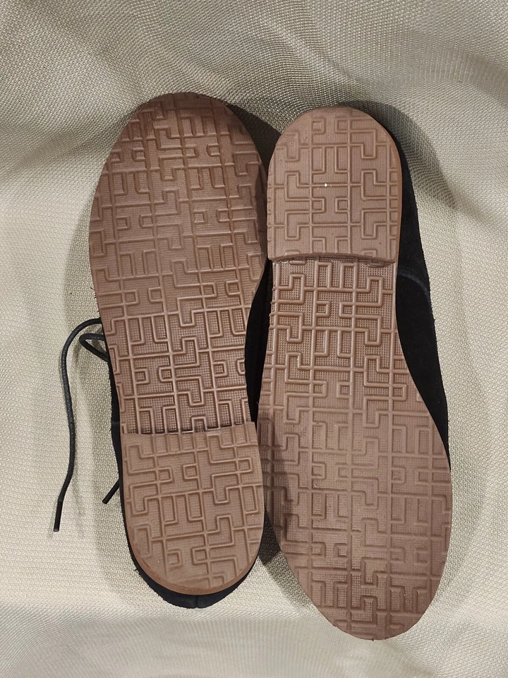 Tommy Hilfiger Mujer Honey Bee Negro Oxford Gamuza Zapatos Negros Como Nuevos Talla 6.5 M Foto 4 de 4