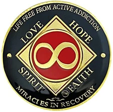 NA Infinity Medallion, Narcotics Anonymous Recovery Coin