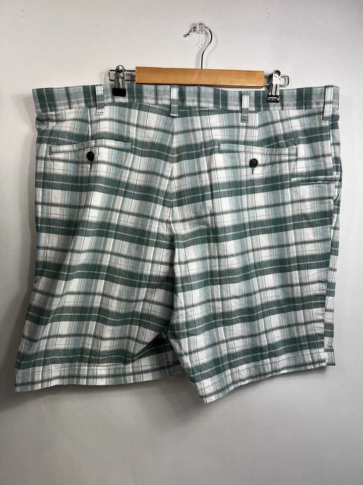 Bermudas Dockers para hombre talla 42 verde a cuadros Foto 3 de 4
