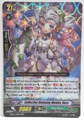 Bushiroad Vanguard Collective Blooming Maiden, Kera G-EB02/010EN RRR Neo Nectar
