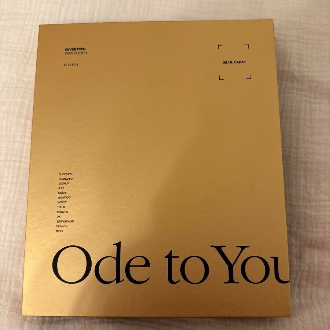 seventeen ode to you in seoul blu-ray no photo card SVT | eBay