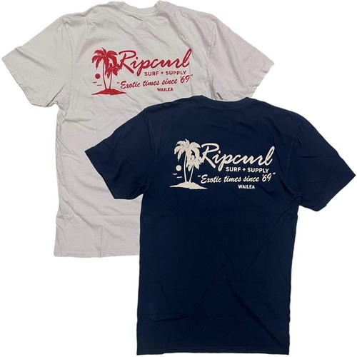 Rip Curl Men's T-Shirt Wailea Beach Maui Day Short Sleeve Crewneck Tee