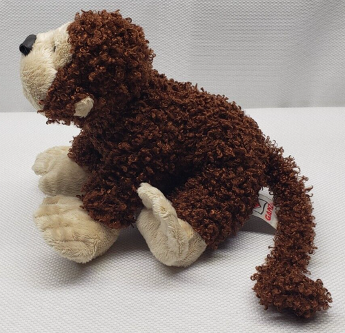 Ganz Webkinz Cheeky Monkey Plush Curly Brown Stuffed Animal Toy 8 Inch HM080 - Picture 8 of 16
