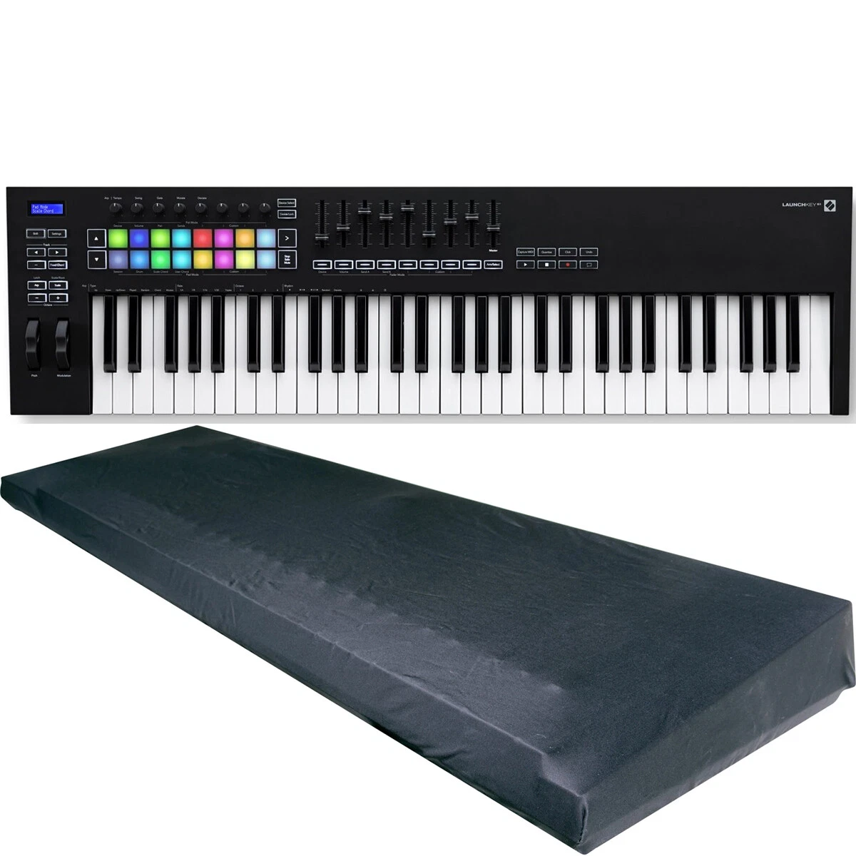Novation Launchkey 61 Mk3 61-Key MIDI Keyboard Controller w/ Dust Cover