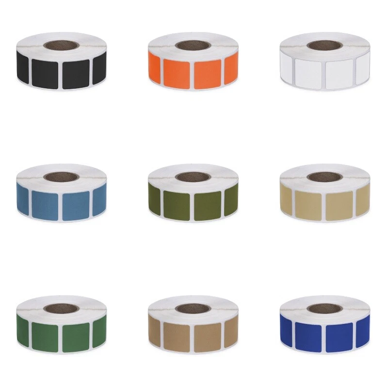 Action Target 7/8" Square Bullet Hole Repair Target Pasters - Roll of 1,000