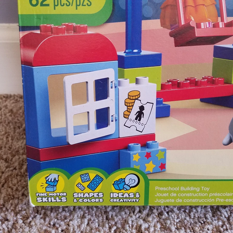 Мой первый цирк Lego Duplo 10504 Возраст 2-5 лет Клоун Тигр Ребенок Малыш Малыш Слон - Изображение 3 из 4