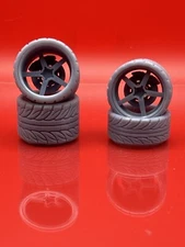 1/24 Resin Super Wide 3D Printed Wheel Set
