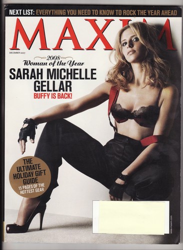 SARAH MICHELLE GELLAR (Maxim--12/07) SC ~Nadine Velazquez/John C. Reilly~ - 第 1/2 張圖片