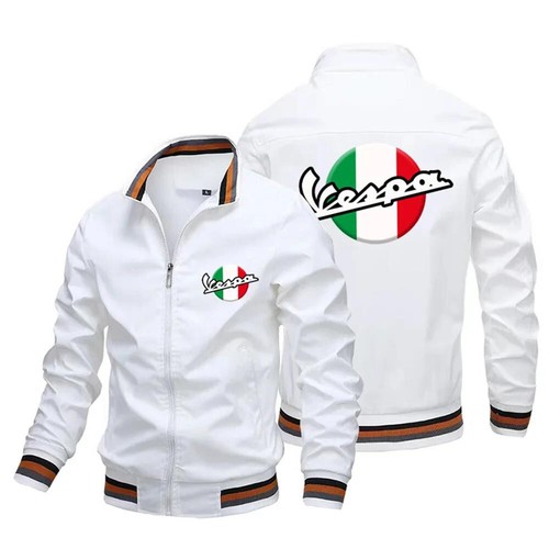 Giacca sportiva leggera con logo vespa - Foto 4 di 41