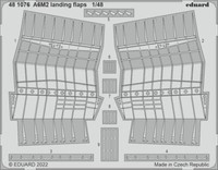 MW22 Eduard 481076 A6M2 Landing Flaps 1/48 Pe Set For Eduard