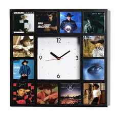 Garth Brooks Albums Clock with 12 great record photos