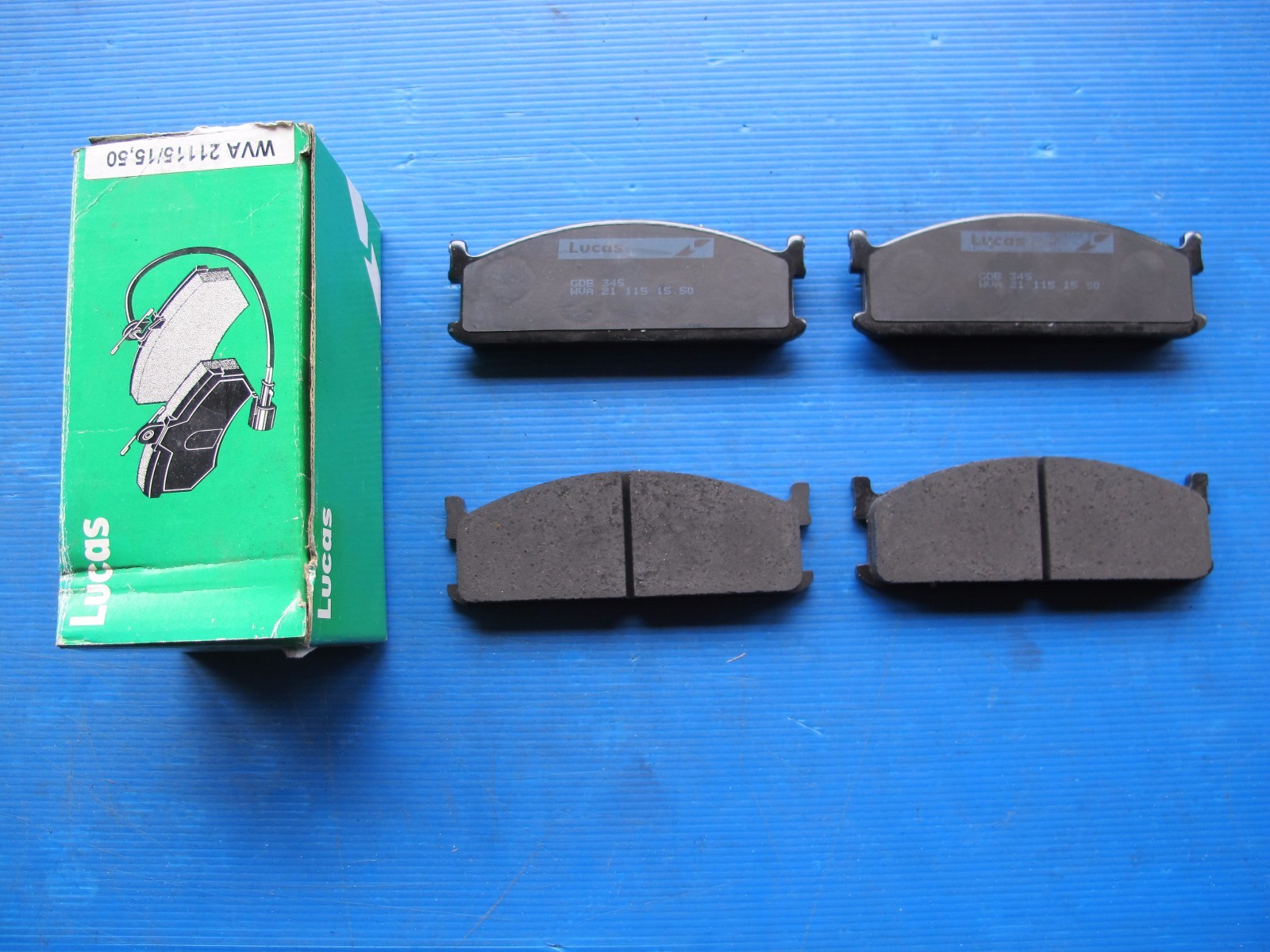 Plaquettes de freins avant Lucas à friction stable pour Galant