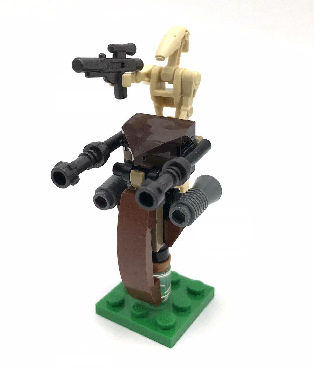 You receive 1 LEGO Star Wars custom STAP speeder bike trade federation droid