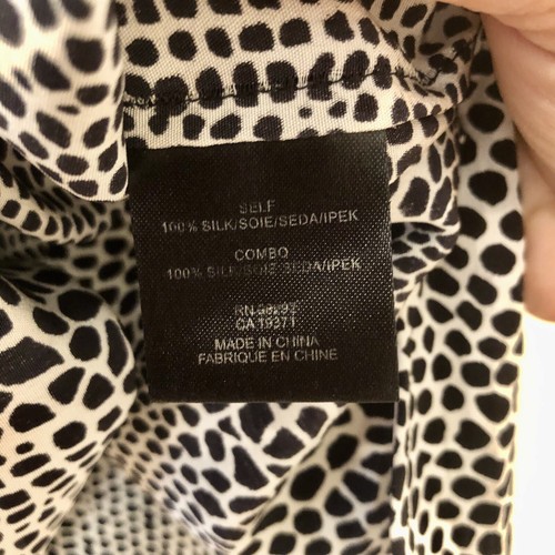 Tibi New York 100% Silk Polka Dot Short Sleeve Shift Dress, Sz 8 US (12 UK/AUS) - Picture 3 of 7