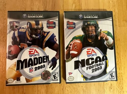 Menge 2 Nintendo Gamecube Spiele - NCAA Football 2003 - Madden 2003