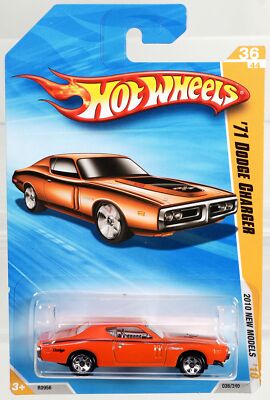 Hot Wheels 1971 Dodge Charger 2010 New Models Series - R0956