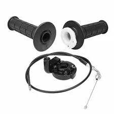 7/8" Throttle Hand Grips Housing Cable for CRF50 CRF70 Kawasaki KLX110 KX