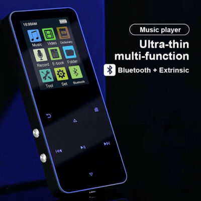 Bluetooth MP3 MP4 Player LCD Display HiFi Bass Musik Spieler Wecker Audio 16GB