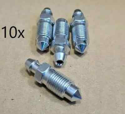 10x Entlüftungsschraube Trommelbremse Entlüftungsventil Bremssattel M10x1x34mm