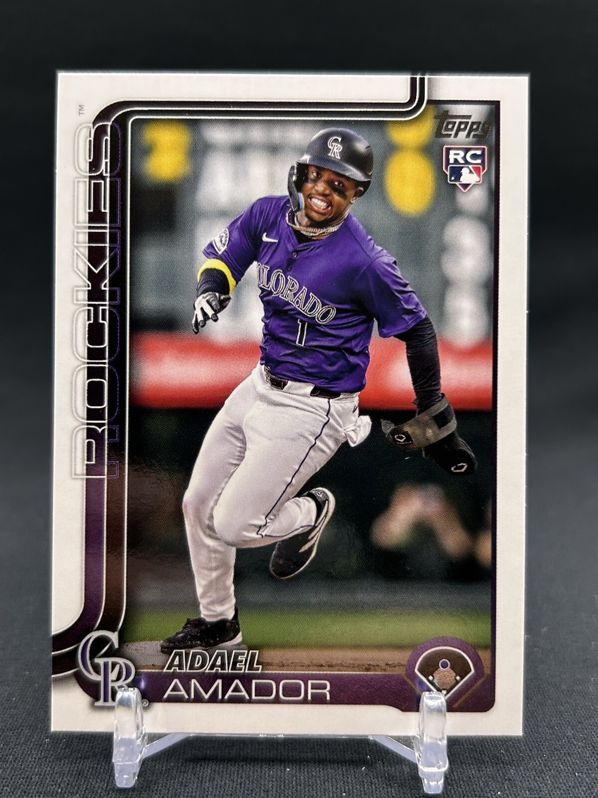 2025 Topps Series 1 #191 Adael Amador Rookie Card RC Colorado Rockies 🚨