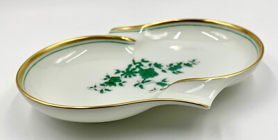 FINE AUGARTEN PORCELAIN ASHTRAY, AUSTRIA, PRINZ EUGEN, PRINCE EUGENE, GREAT COND