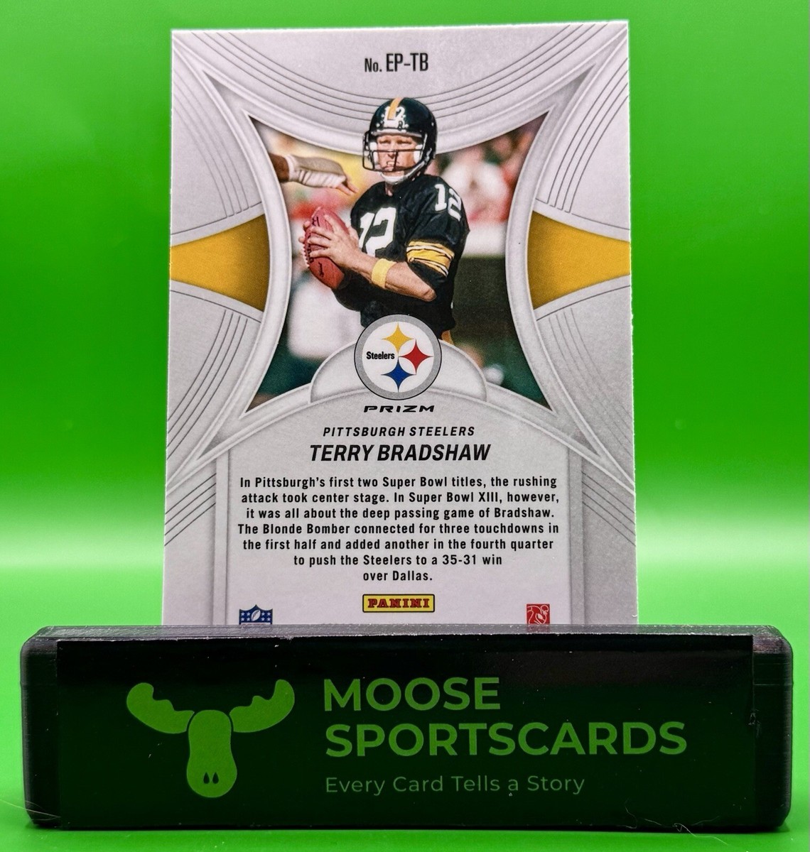 2024 Panini Mosaic Football Terry Bradshaw Epic Performer Green