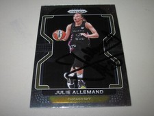 JULIE ALLEMAND SIGNED AUTOGRAPHED 2022 PANINI PRIZM WNBA ROOKIE RC CARD # 117