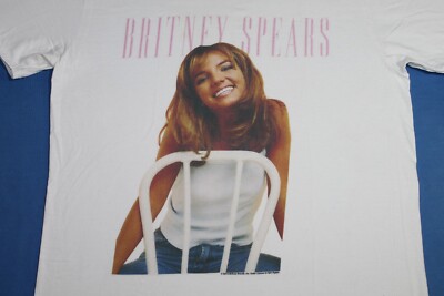 2018 Britney Spears Shirt Dance-Pop White Men's Tee Large | eBay