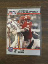 1990 NFL Pro Set SB Supermen #82 Curley Culp Kansas City Chiefs