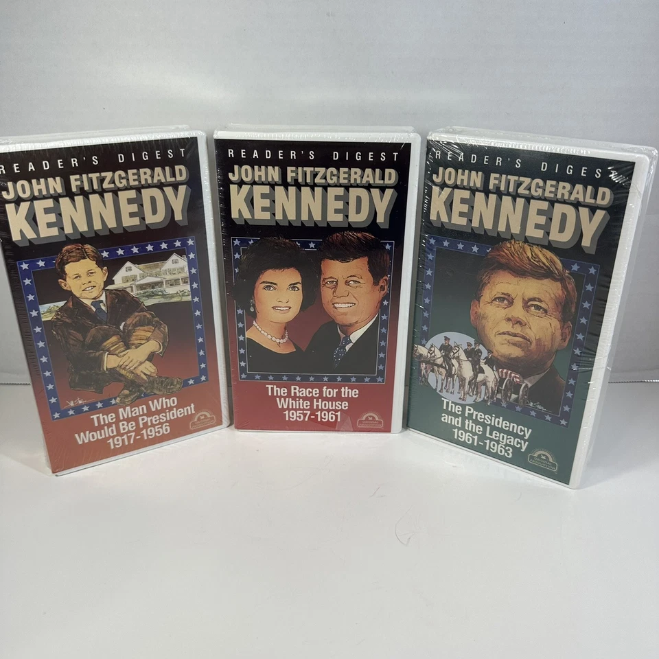 John F. Kennedy - A Celebration of His Life and Times (VHS, 3-Tape Set) - Image 3 of 4