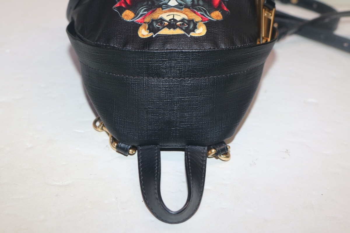 Moschino Couture Batman Teddy Bear Black Mini Backpack New Moschino Couture Batman Teddy Bear Black Mini Backpack  main image 2