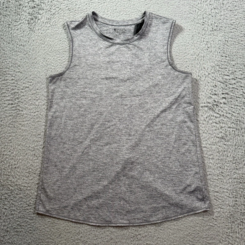 athleta sunlover upf heather open back activewear shirt