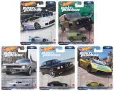 Fast & Furious Set 5 modellini auto 2023 Premium 1:64 Hot Wheels HNW46 - 979D