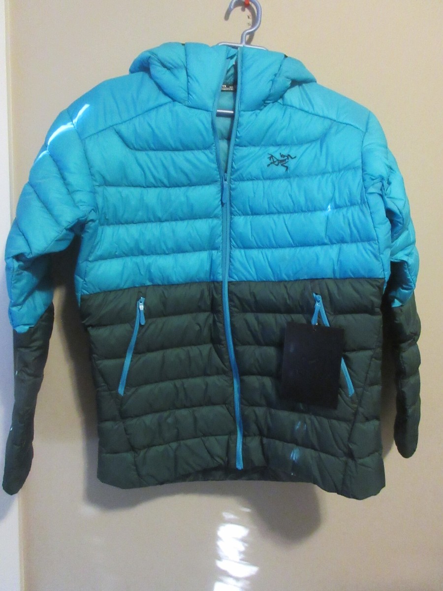 Mens New Arcteryx Cerium Hoody Jacket Size Small Color Blue Tetra 