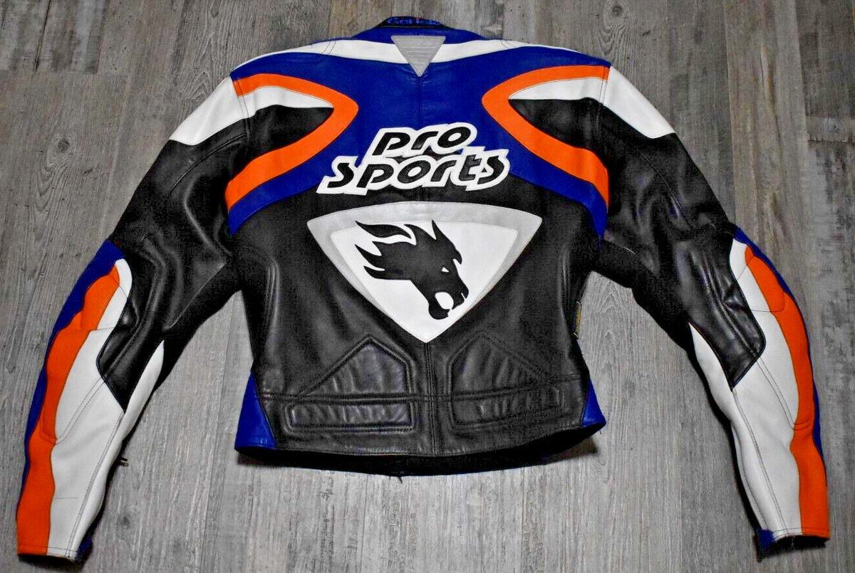 Pro sports vintage leather racing jacket Small Hein Gericke