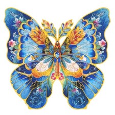 Rowood Holz-Puzzle Schmetterling / Morpho Helena