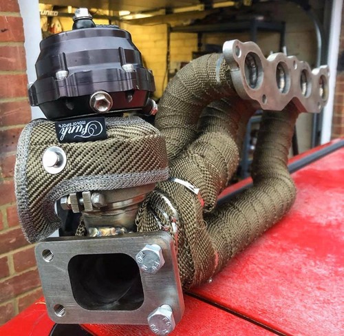 50mm Wastegate Blanket Titanium External Waste gate Jacket heat Funk Motorsport - Picture 5 of 10