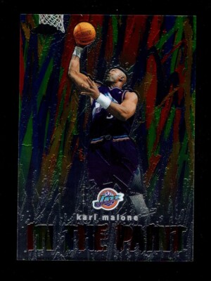 2000-01 TOPPS CHROME IN THE PAINT IP4 KARL MALONE JAZZ
