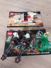 2 Sets Der Star Wars Serie 7128 7110 Speeder Bike und Landspeeder, Vintage 90er