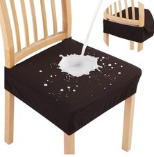 Smiry Waterproof Seat Covers for Dining Room Chairs Set of 4, Stretch...