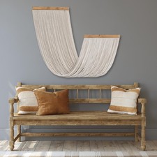 Macrame Wall Hanging Large, Boho Wall Tapestry, Bohemian Wall Decor, Fiber Wa...