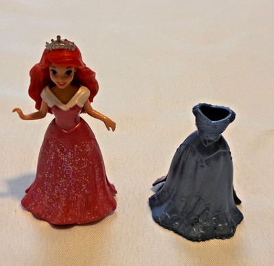Mattel Little Mermaid Princess Ariel 4'' Doll with Two Magiclip Dresses