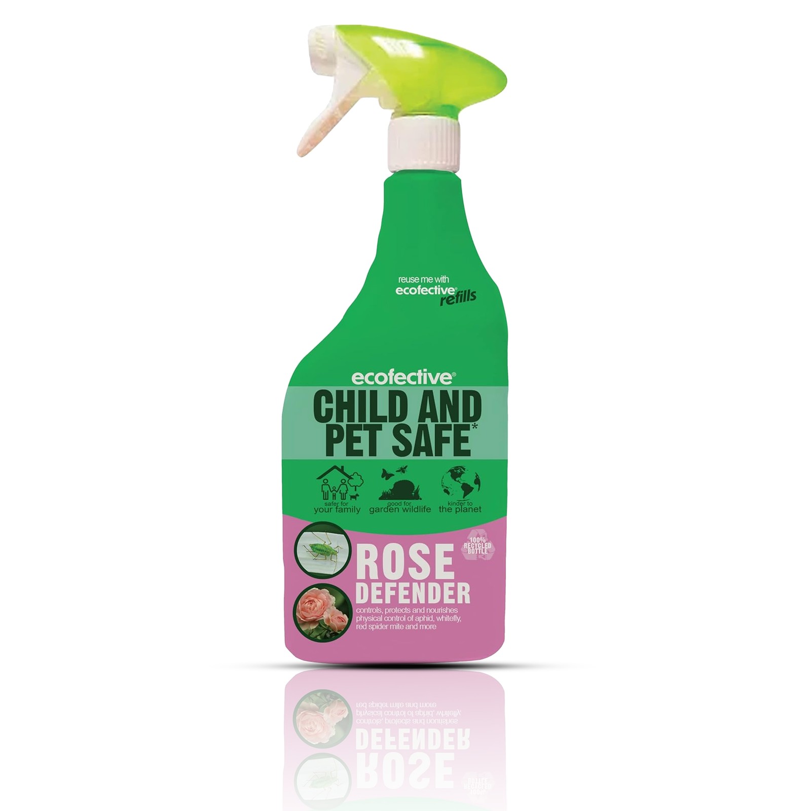 Ecofective Rose Defender Ready To Use Child Pet Safe Spray 1L - Image 2