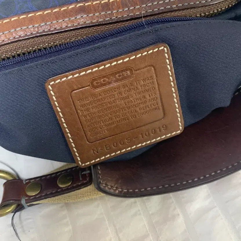 Coach Denim Patchwork Shoulder Bag - Unique Design - image 1