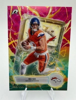 2025 Topps Resurgence Bo Nix Voltaic VT-16 Magenta Surge /299 299/299 Bookend!