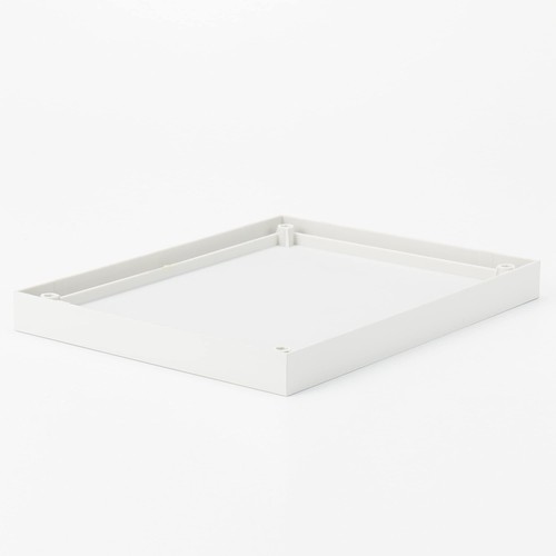 MUJI polypropylene file box standard lid with casters white gray 44902868 - Picture 5 of 9