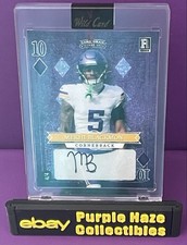 2023 Wild Card 5 Card Draw Sparkle Purple Mekhi Blackmon RC ROOKIE AUTO 4/4
