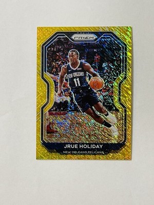 2020-21 Panini Prizm FOTL Jrue Holiday Gold Shimmer Prizm /10