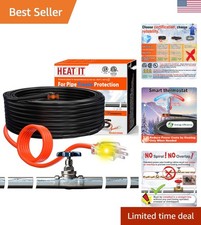 Heating Cable - Approved, Prevents Pipe Freeze, Keeps Water Flowing, Ener...