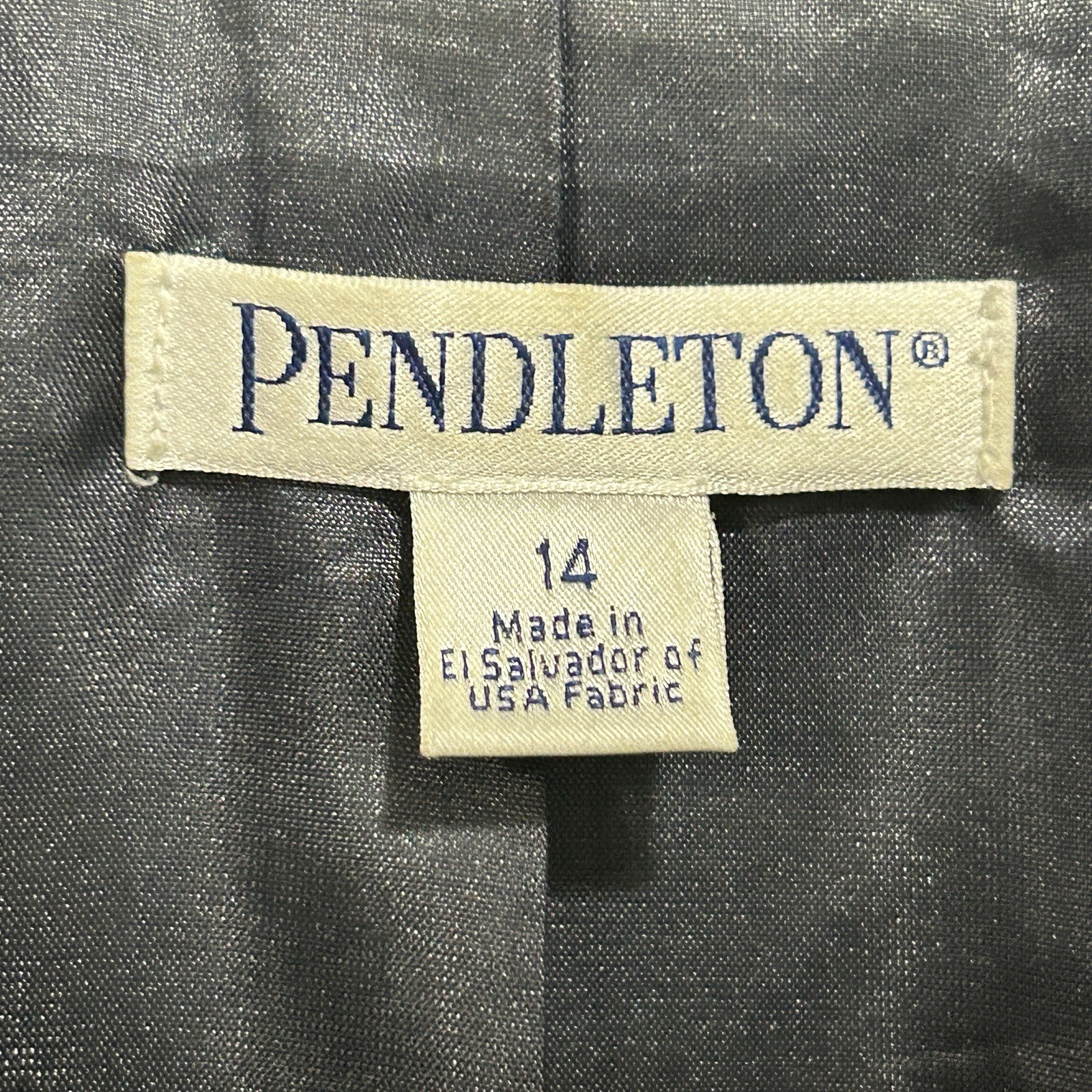 Pendleton Button Front Blazer Jacket 100% Wool Na… - image 4